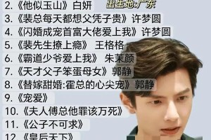 2024短剧男主TOP20：颜值与实力并存，谁是你的最爱？